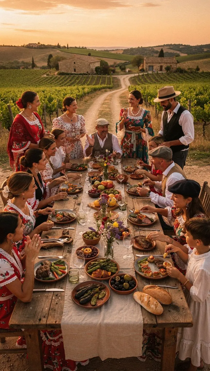 Costumbres alimentarias españolas y tamaños de porciones
